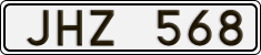 License plate of Sweden, Regular plates