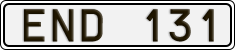 License plate of Sweden, Regular plates