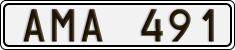License plate of Sweden, Regular plates