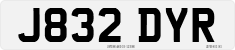 License plate of the United Kingdom, 1983 year system