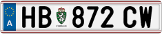 License plate of Austria, Regular plates