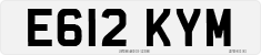 License plate of the United Kingdom, 1983 year system