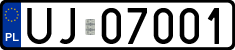 License plates of Poland, Military