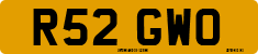 License plate of the United Kingdom, 1983 year system