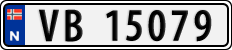 License plate of Norway, Cars