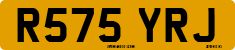 License plate of the United Kingdom, 1983 year system