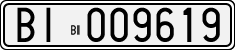 License plate of Italy, Cars (1927 year series)