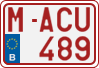 License plate of Belgium, Regular plates (2010)