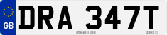 License plate of the United Kingdom, 1963 year system