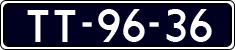 License plate of the Netherlands, Cars