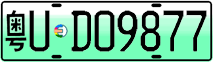 License plate of China, Electric vehicles