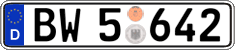 German license plate, Authorities and federal agencies