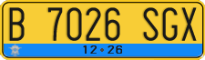License plate of Indonesia, Commercial vehicles