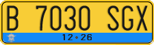 License plate of Indonesia, Commercial vehicles