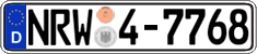 German license plate, Regional authorities