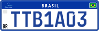 License plate of Brazil, Authorities (Mercosul)