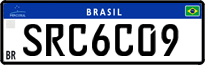 License plate of Brazil, Private owners (Mercosul)