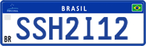 License plate of Brazil, Authorities (Mercosul)