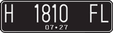 License plate of Indonesia, Regular plates