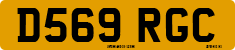 License plate of the United Kingdom, 1983 year system
