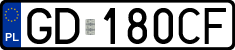 License plates of Poland, Regular car plates