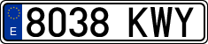 License plates of Spain, Ordinary (2000)