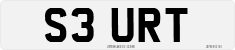 License plate of the United Kingdom, 1983 year system