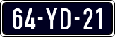 License plate of the Netherlands, Imported oldtimers (commercial vehicles)