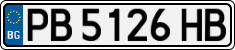 License plate of Bulgaria, Cars