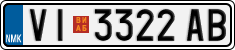 License plate of North Macedonia, Regular plates (2012)