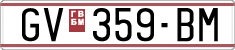 License plate of North Macedonia, Regular plates (1993)