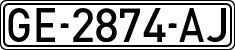 License plates of Spain, 1971 year series