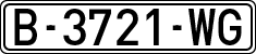 License plates of Spain, 1971 year series