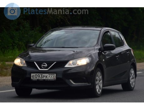 е093рк777, Nissan Tiida