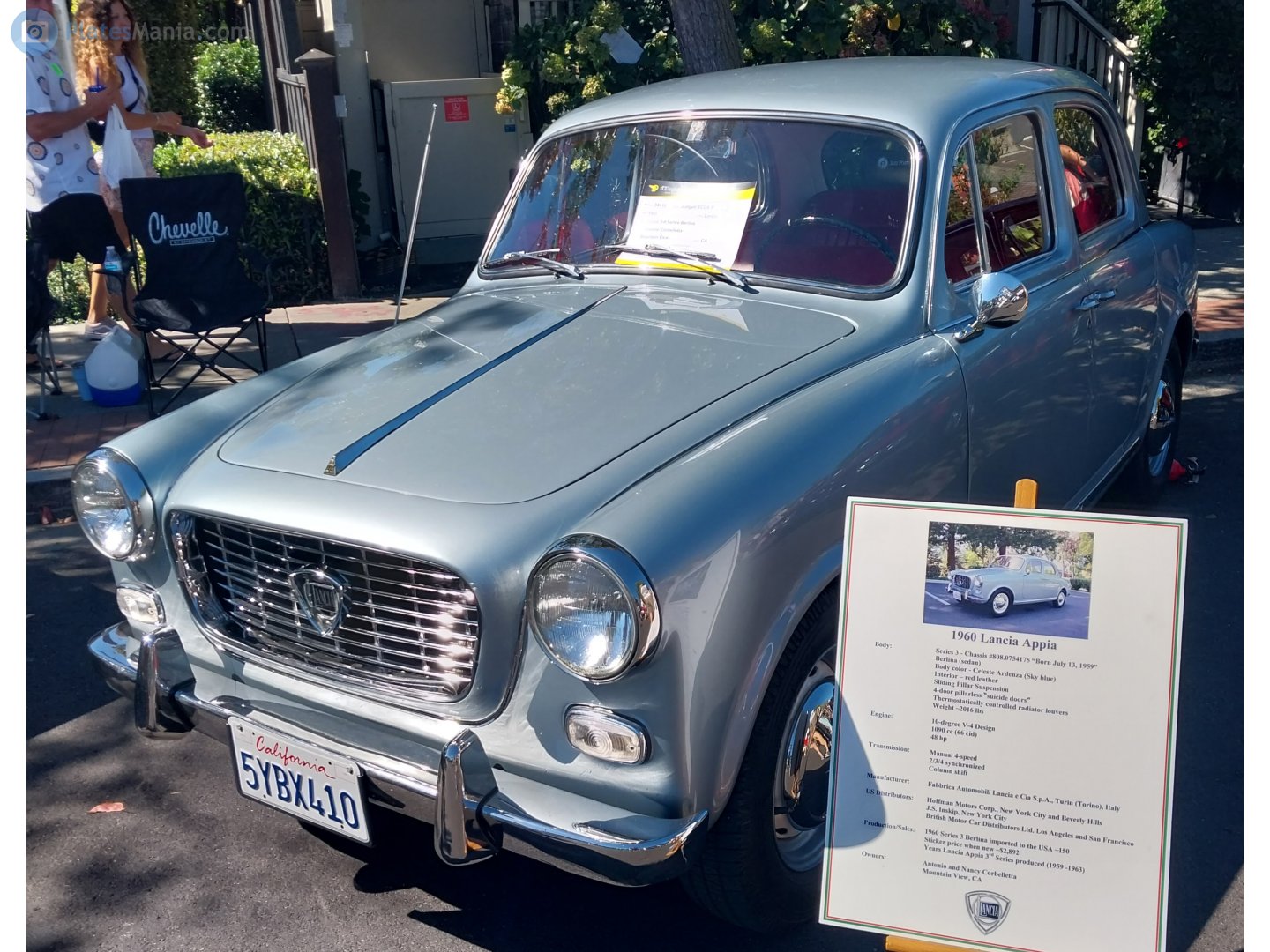 5YBX410, Lancia Appia 1st gen Sedan (C10), 1953–1963