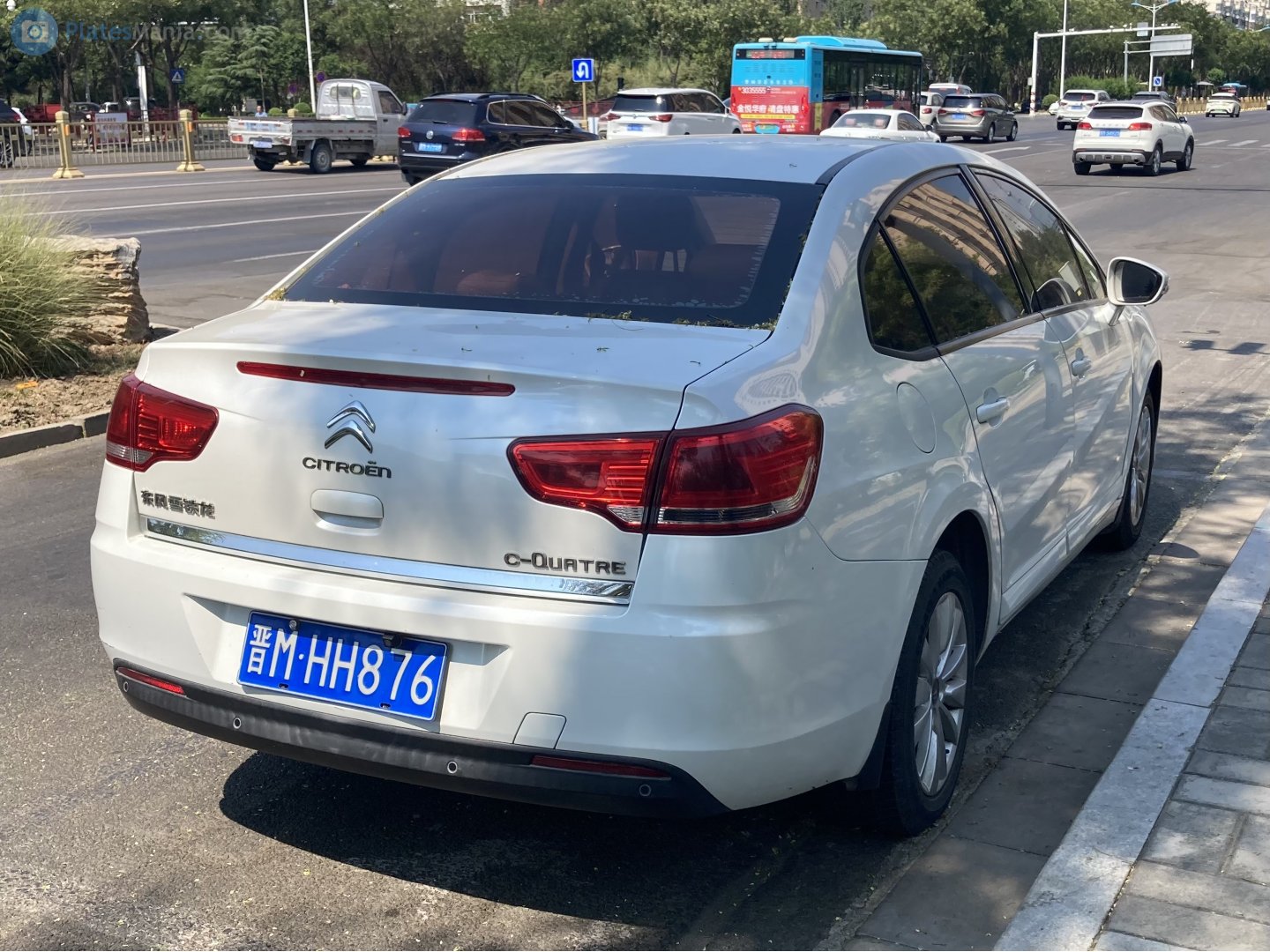 晋M·HH876, Citroёn C-Quatre 1st gen Sedan (CN-market), facelift, 2012–2016