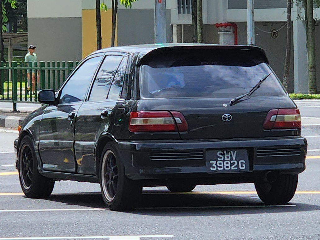 SBV 3982 G, Toyota Starlet 4th gen 5-door Hatch (P80), 1989–1995 (–1998 for ID-market)