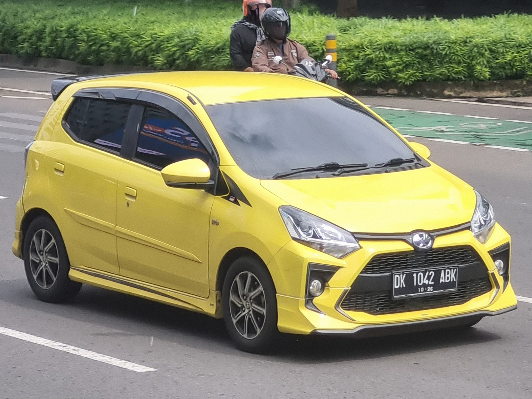 DK 1042 ABK, Toyota Agya 1st gen (B100), 2nd facelift, 2020–2023