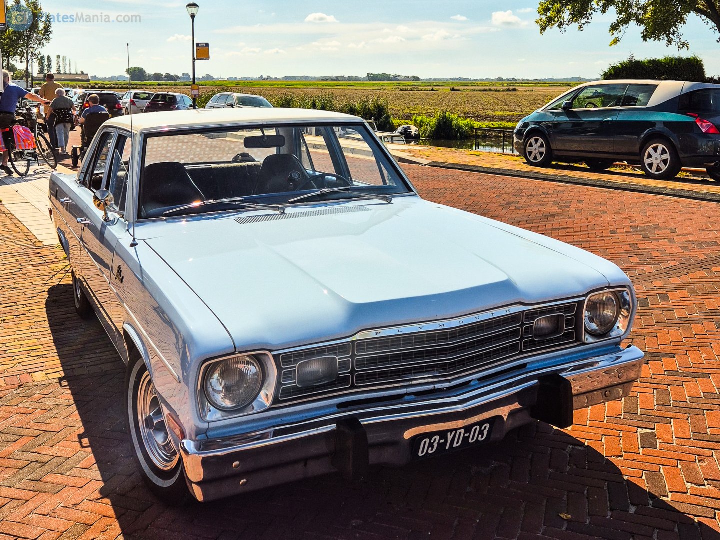 03-YD-03, Plymouth Valiant 3rd gen 1973 4-door Sedan (JV1/JV2; A-body), 3rd facelift, 1972–1973
