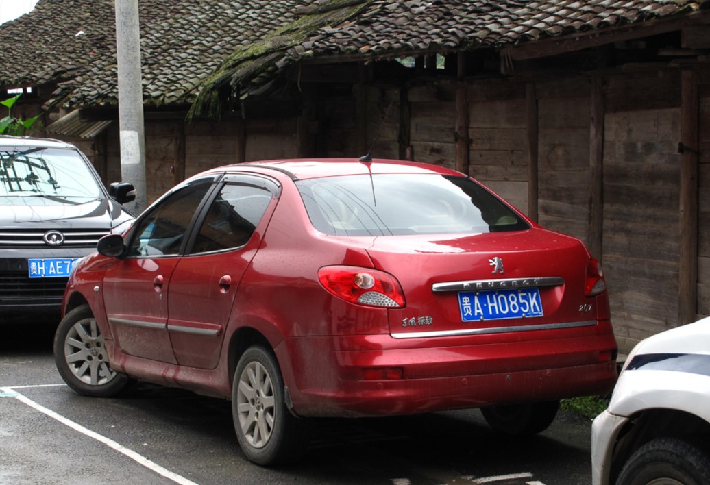贵A·H085K, Peugeot 207 (Compact/Passion/207i) Sedan (rebadged 206; LATAM/Asian-market), 2008–2014 (–present for IR-market)