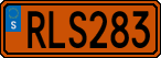 License plate of Sweden, Sportcars