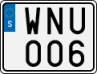 License plate of Sweden, Regular plates