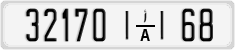 License plate of Morocco, Regular plates