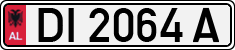 License plate of Albania, Cars (1993)