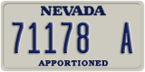 Nevada, Apportioned (12345 A)
