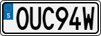 License plate of Sweden, Regular plates