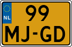 License plate of the Netherlands, Motorcycles