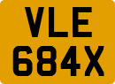 License plate of the United Kingdom, 1963 year system