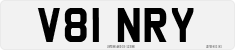 License plate of the United Kingdom, 1983 year system