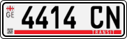 License plate of Georgia, Export transit plates